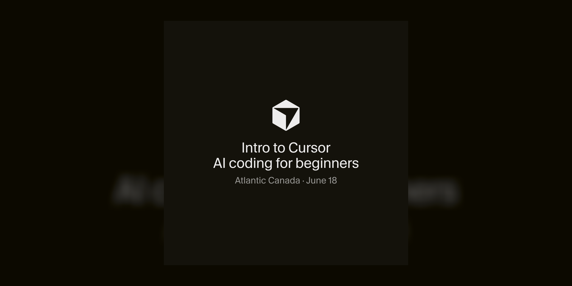 Intro to Cursor: AI coding for beginners