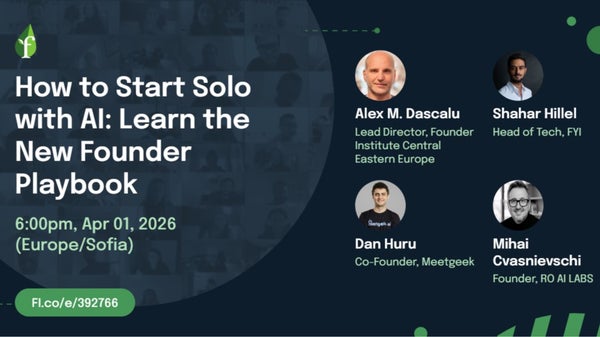 How to Start Solo with AI: Learn the New Founder Playbook